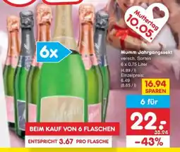 Netto Marken-Discount Mumm & Co. Jahrgangssekt Angebot