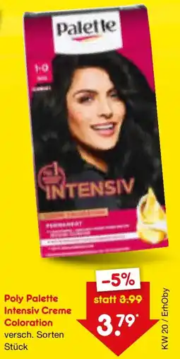Netto Marken-Discount Poly Palette Intensiv Creme Coloration Angebot