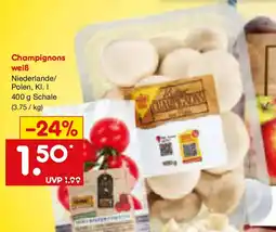 Netto Marken-Discount Champignons weiß Angebot