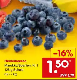 Netto Marken-Discount Heidelbeeren Angebot
