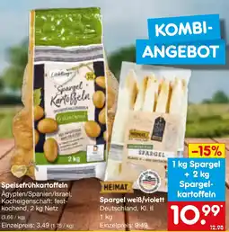 Netto Marken-Discount 1 kg Spargel + 2 kg Spargelkartoffeln Angebot