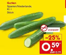 Netto Marken-Discount Gurken Angebot