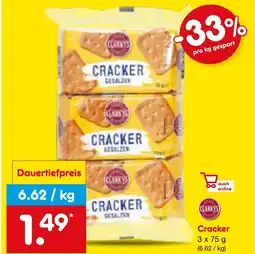 Netto Marken-Discount Clarkys cracker gesalzen Angebot