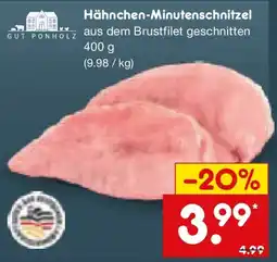 Netto Marken-Discount Hähnchen-Minutenschnitzel Angebot