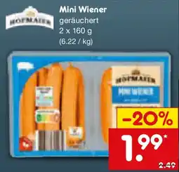 Netto Marken-Discount Mini Wiener Angebot
