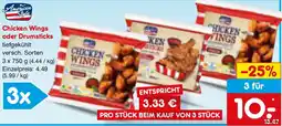 Netto Marken-Discount Chicken Wings oder Drumsticks Angebot