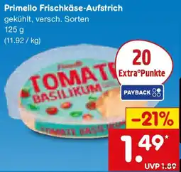 Netto Marken-Discount Primello Frischkäse-Aufstrich Angebot