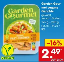 Netto Marken-Discount Garden Gourmet met vegane Gerichte Angebot