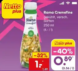Netto Marken-Discount Rama Cremefine Angebot
