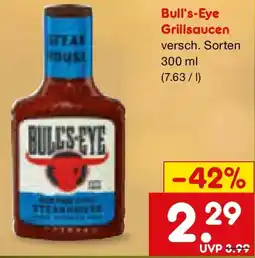 Netto Marken-Discount Bull's-Eye Grillsaucen Angebot
