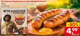 Netto Marken-Discount Bud Spencer Rostbratwurst oder Schinkenkrakauer Angebot