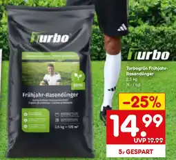 Netto Marken-Discount Turbogrün Frühjahr Rasendünger Angebot