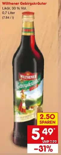 Netto Marken-Discount Wilthener Gebirgskräuter Angebot