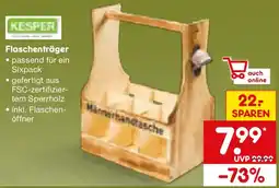 Netto Marken-Discount KESPER Flaschenträger Angebot