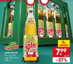 Netto Marken-Discount Fruchtinsel Apfel Schorle Angebot