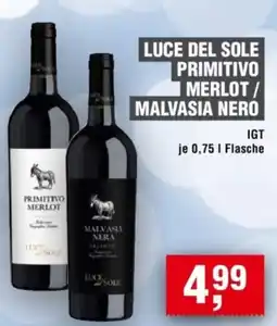 Handelshof LUCE DEL SOLE PRIMITIVO MERLOT/ MALVASIA NERO IGT Angebot