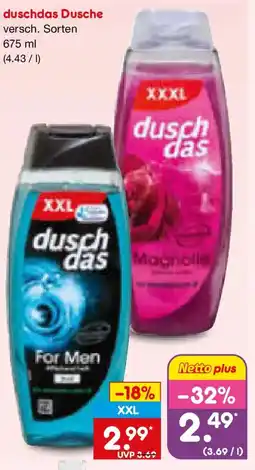 Netto Marken-Discount duschdas Dusche Angebot