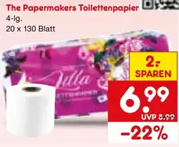 Netto Marken-Discount The Papermakers Toilettenpapier Angebot