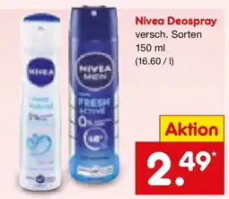 Netto Marken-Discount Nivea Deospray Angebot