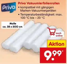 Netto Marken-Discount Priva Vakuumierfolienrollen Angebot