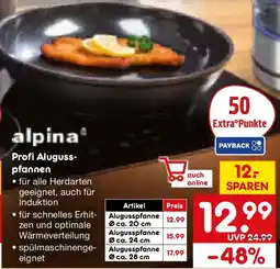 Netto Marken-Discount alpina Profi Alugusspfannen Angebot