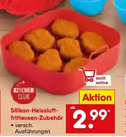 Netto Marken-Discount Silikon-Heissluftfritteusen-Zubehör Angebot