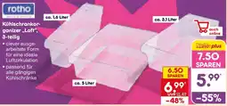 Netto Marken-Discount rotho Kühlschrankor- ganizer „Loft", 3-teilig Angebot