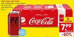 Netto Marken-Discount Coca-Cola oder Fanta Angebot