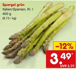 Netto Marken-Discount Spargel grün Angebot