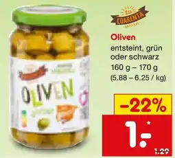 Netto Marken-Discount CUARENTA Oliven Angebot