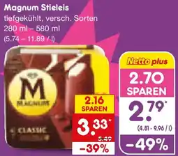 Netto Marken-Discount Magnum Stieleis Angebot