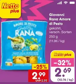 Netto Marken-Discount Giovanni Rana Amore di Pesto Angebot