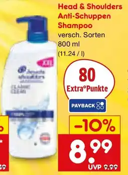 Netto Marken-Discount Head & Shoulders Anti-Schuppen Shampoo Angebot