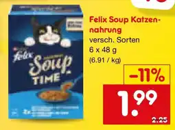 Netto Marken-Discount Felix Soup Katzennahrung Angebot