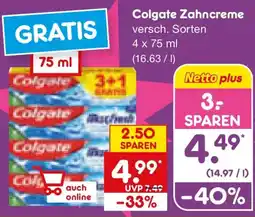 Netto Marken-Discount Colgate Zahncreme Angebot