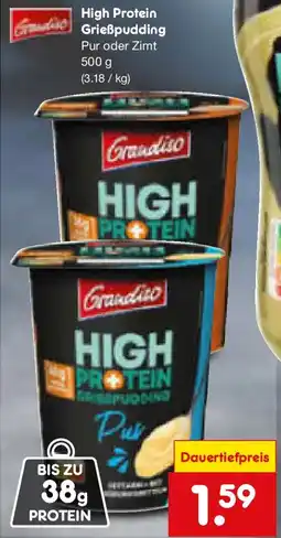 Netto Marken-Discount High Protein Grießpudding Angebot