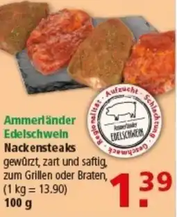 Multi Markt Ammerländer Edelschwein Nackensteaks Angebot