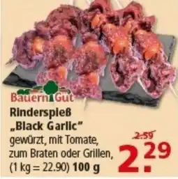 Multi Markt Bauern Gut Rinderspieß „Black Garlic" Angebot