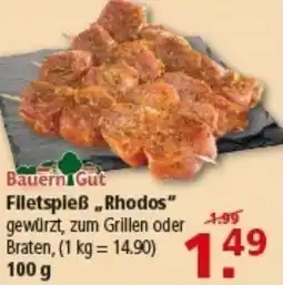 Multi Markt Bauern Gut Filetspieß, Rhodos" Angebot