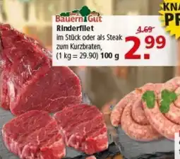 Multi Markt Bauern Gut Rinderfilet Angebot