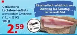 Multi Markt Geräucherte Lachsforellenfilets Angebot