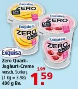 Multi Markt Exquisa Zero Quark Joghurt-Creme Angebot