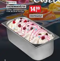 Handelshof HENDI EISCREMEBEHÄLTER Angebot
