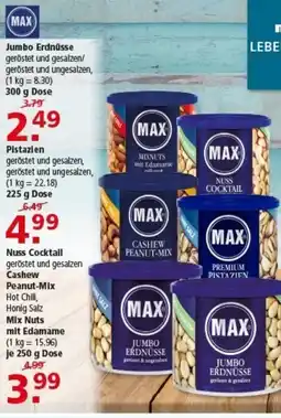 Multi Markt Max Jumbo Erdnüsse Angebot