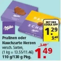 Multi Markt Pralinen oder Hauchzarte Herzen Angebot