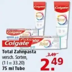 Multi Markt Colgate Total Zahnpasta Angebot