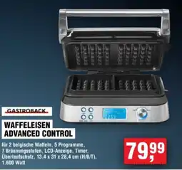 Handelshof GASTROBACK WAFFELEISEN ADVANCED CONTROL Angebot