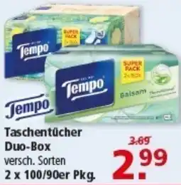 Multi Markt Jempo Taschentücher Duo-Box Angebot