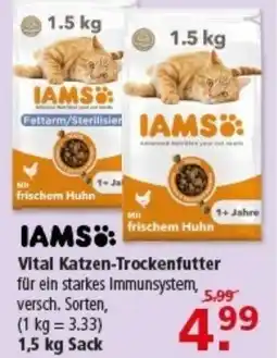 Multi Markt IAMS Vital Katzen-Trockenfutter Angebot