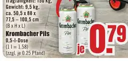 B1 Discount Baumarkt Krombacher Pils Angebot